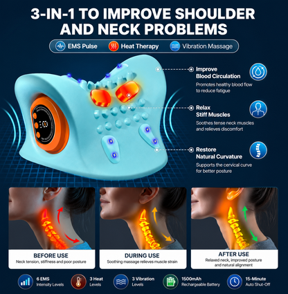 Electric Cervical Neck Stretcher Massager