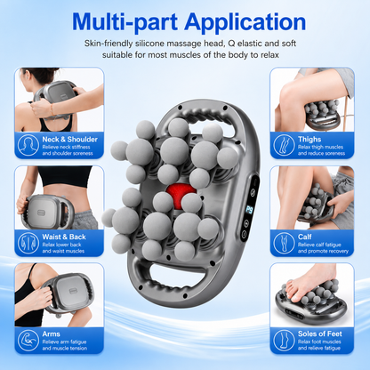 Comfave Deep Tissue Massage Gun - Percussion & Heat Therapy - NEW VERSION 22 HEAD