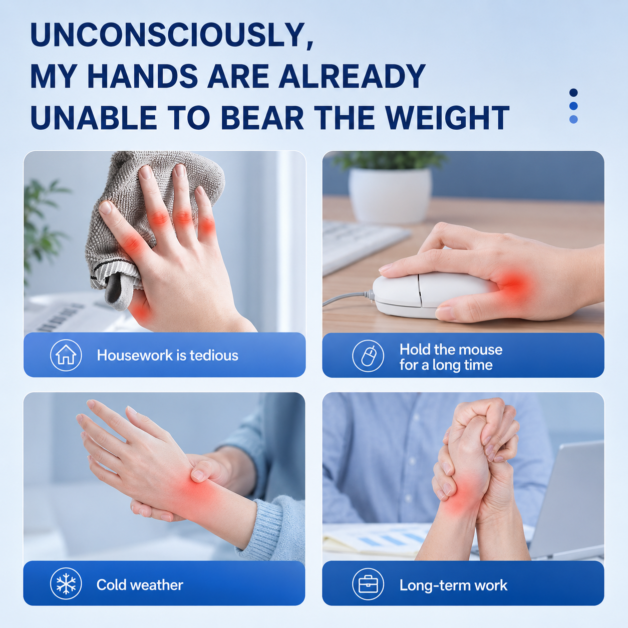 Comfave Hand Massager - Support for Joint, Inflammation & Pain