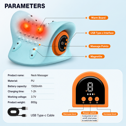 Electric Cervical Neck Stretcher Massager