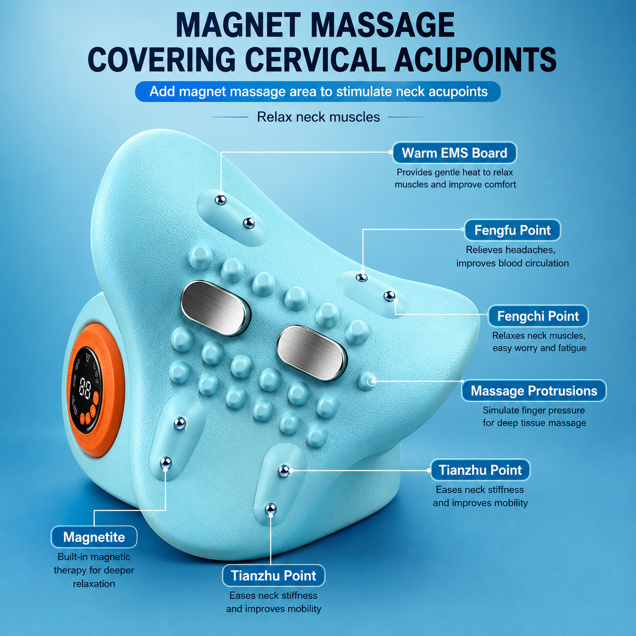 Electric Cervical Neck Stretcher Massager